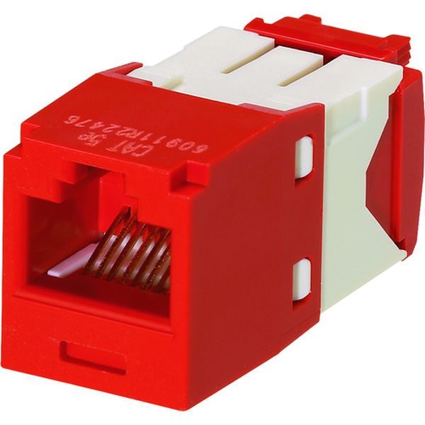 カテゴリ5E RJ45モジュラージャック UTP TGタイプ 赤