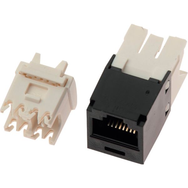 カテゴリ6モジュラージャック 黒