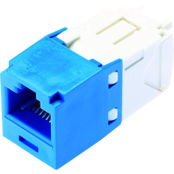 カテゴリ6モジュラージャック 青