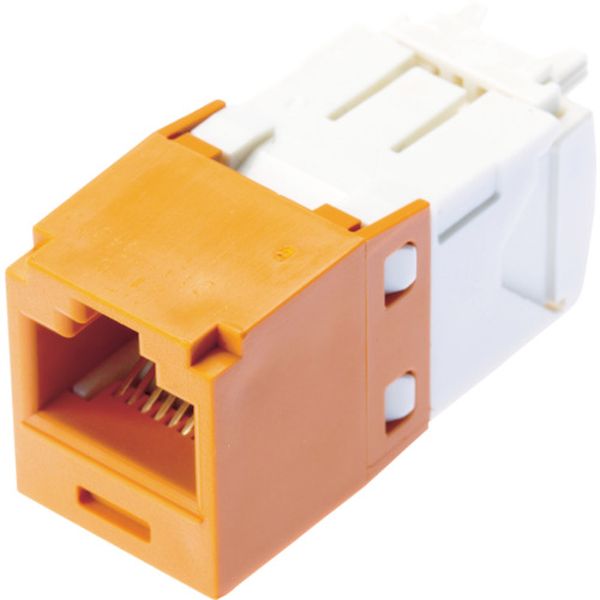 カテゴリ6モジュラージャック オレンジ