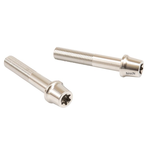 ブレンボ brembo ステンレスキャリパーマウントボルト 70mm テーパーキャップ M10/P1.25 ヘクサロビュラ 2本入 ポリッシュ