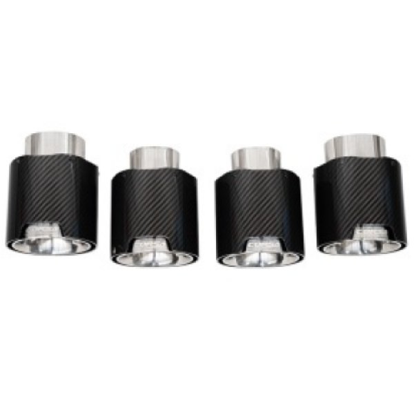 20-23 Chevrolet Corvette C8 RWD 4.5in Carbon Fiber Polished Tip Kit (For  Exhaust Only)