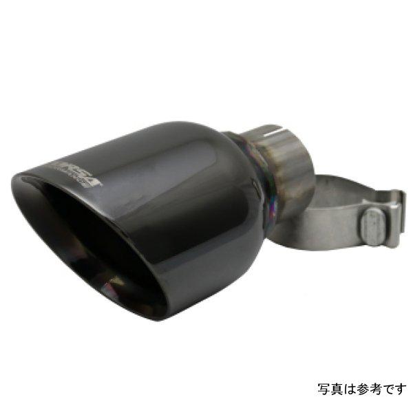 Single Universal 2.5in Inlet / 4.5in Outlet Black PVD Pro-Series Tip Kit