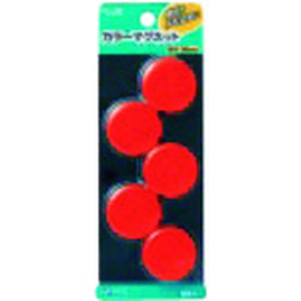 CP030MRD 196-6162  80596)カラーマグネット  レッド