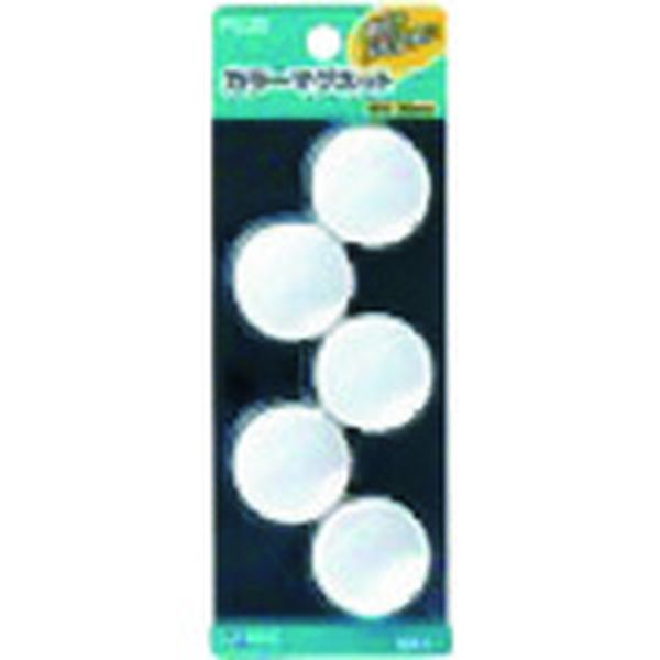 CP030MWH 196-3015  80600)カラーマグネット  ホワイト