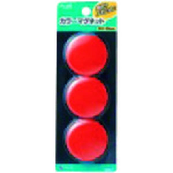 CP040MRD 196-2975  80588)カラーマグネット  レッド
