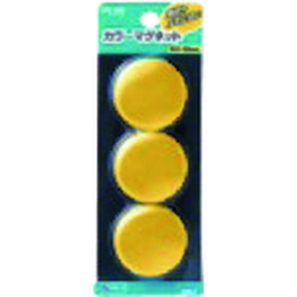 CP040MYL 196-2980  80589)カラーマグネット  イエロー
