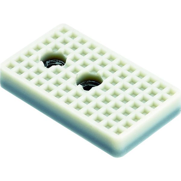 当板・角型・白2穴・ミニシリンダー用