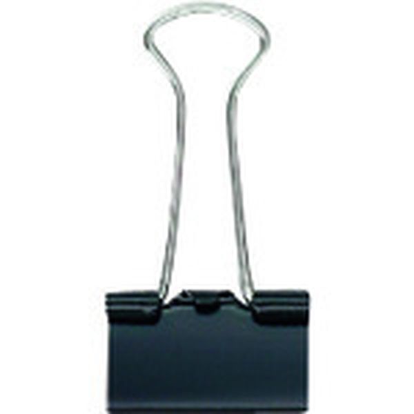 CP105 196-2773  35483)ダブルクリップ  小 黒 10個