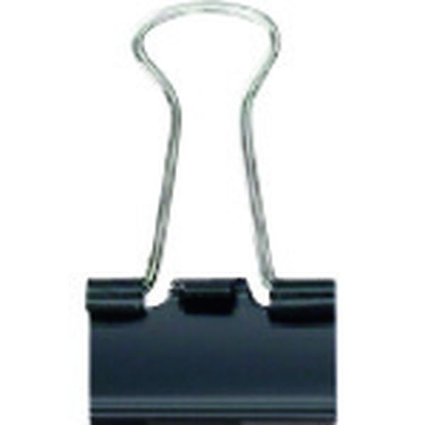 CP10610P  35468)ダブルクリップ  豆 黒 100個