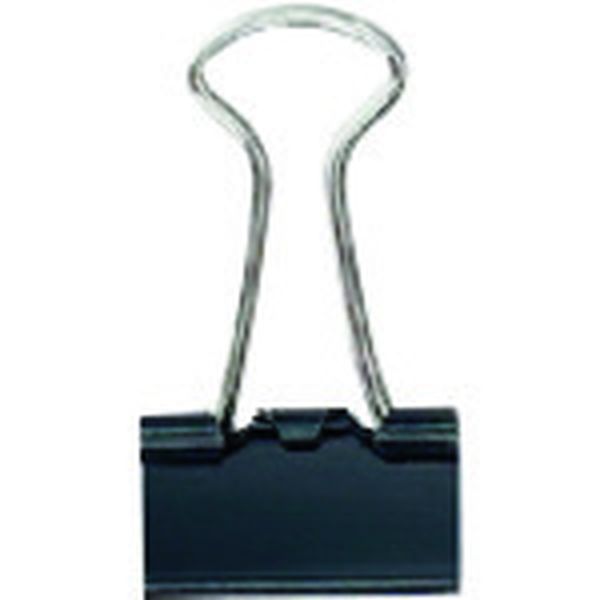 CP10710P  35469)ダブルクリップ  極豆 黒 100個