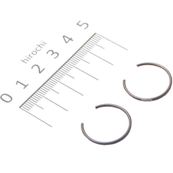 ピストンサークリップ 76年以降 ホンダ、ヤマハ、スズキ、カワサキ 17mm (2個入り)