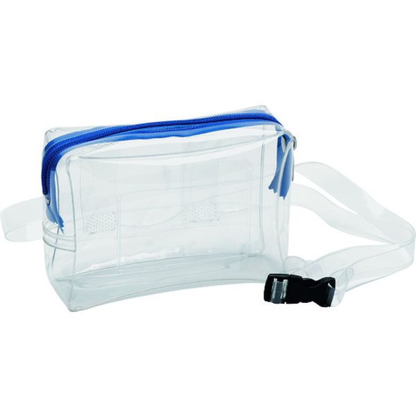 透明ウエストポーチ 無縫製