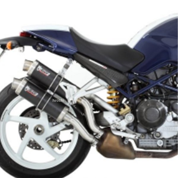 デュアルスリップオンマフラー GP 06年-20年 ドゥカティ Monster S2R 1000 カーボン