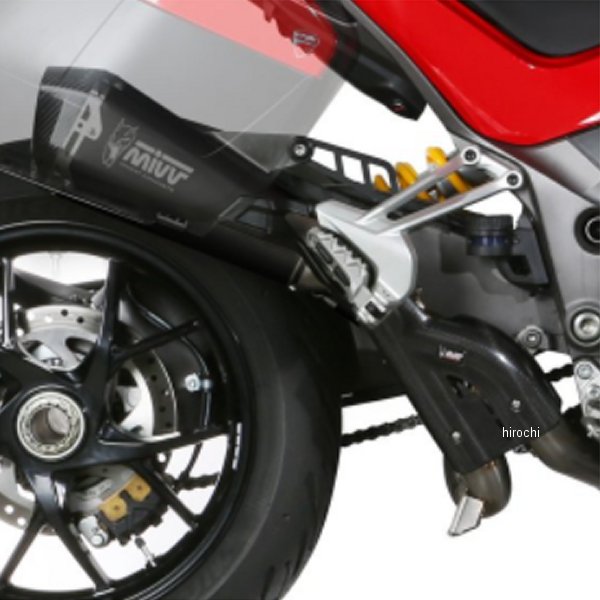 スリップオンマフラー DELTA 18年-20年 ドゥカティ ムルティストラーダ1260 ブラックステンレス