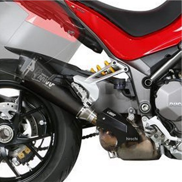 スリップオンマフラー DELTA 2015-2017 ドゥカティ ムルティストラーダ1200 ブラックステンレス