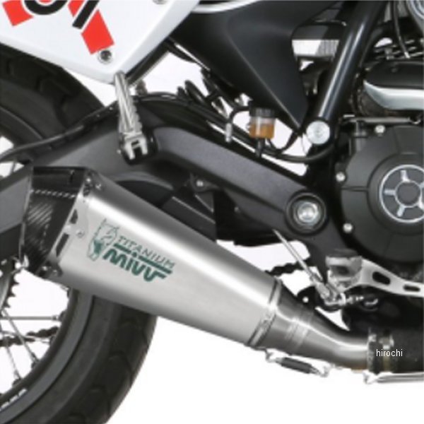 スリップオンマフラー 触媒なし DELTA RACE 17年-20年 ドゥカティ スクランブラー800 カフェレーサー ブラックステン