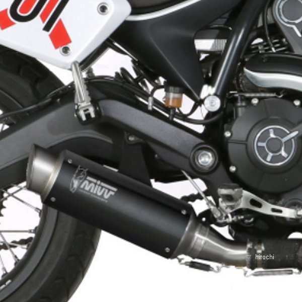 スリップオンマフラー GP 15年-20年 ドゥカティ スクランブラー800 アイコン ブラックステンレス