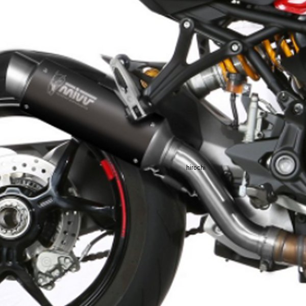 スリップオンマフラー 触媒なし GP PRO 17年-21年 ドゥカティ モンスター1200 ブラックステンレス