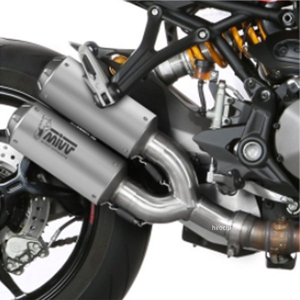 ダブルスリップオンマフラー MK3 18年-20年 ドゥカティ モンスター821 ステンレス