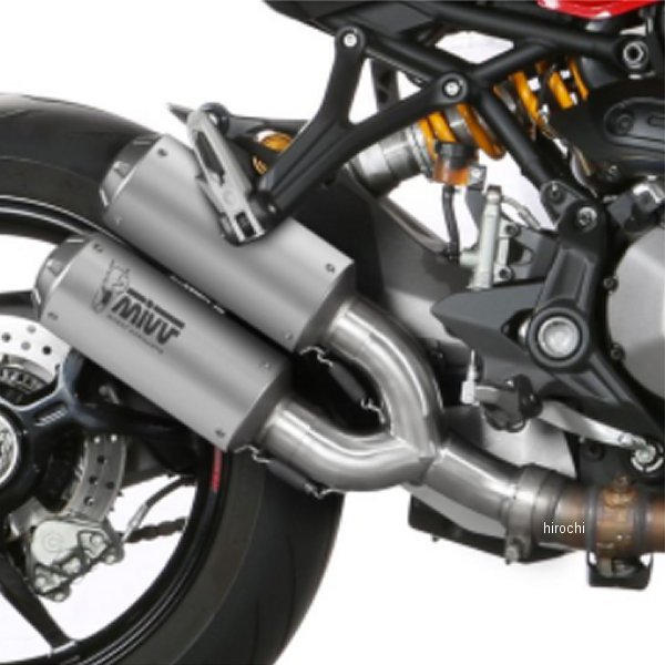 ダブルスリップオンマフラー MK3 17年-21年 ドゥカティ モンスター1200 ステンレス