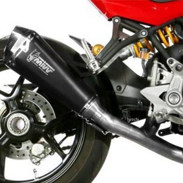 スリップオンマフラー 触媒あり DELTA RACE 17年-20年 ドゥカティ スーパースポーツ939 ブラックステンレス