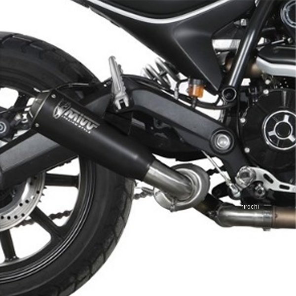 スリップオンマフラー レーシング X-M1 21年-22年 スクランブラー800 Icon Dark ブラックステン