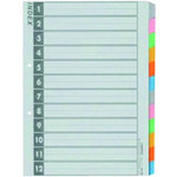 D027J12Y10 196-9445 260040INDEXA4S 6色12山 50組