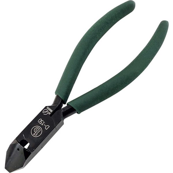 D150  マルビー カチオン電着塗装仕様 斜ニッパー(ビニールグリップ付)150mm