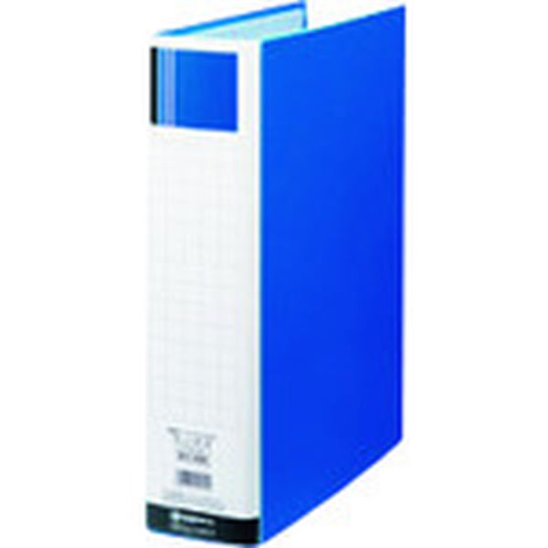 D176JBL  871836)パイプ式ファイル両開きSE青