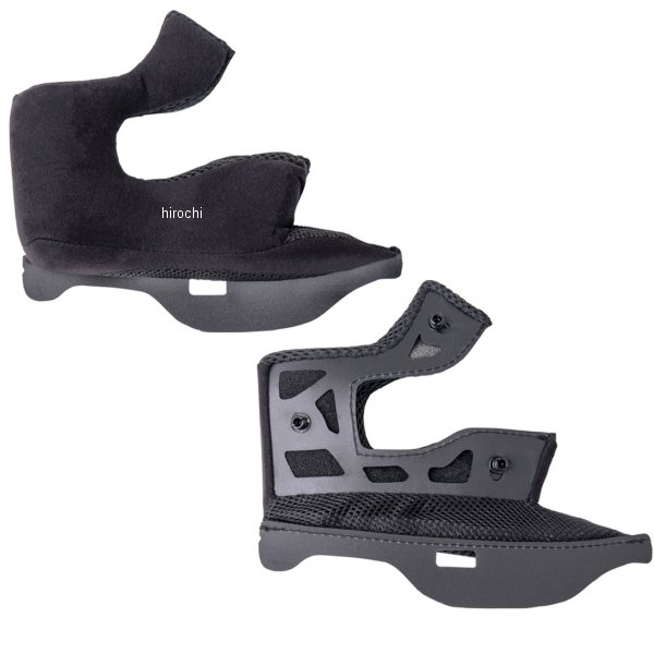 チークパッド エースヘルメット用 黒 Mサイズ