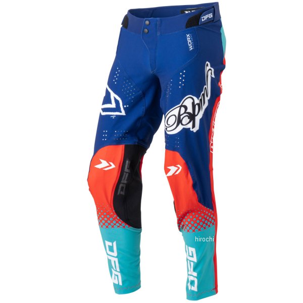 ワークス パンツ BPM ニューエイジ 赤/ネイビー 30インチ