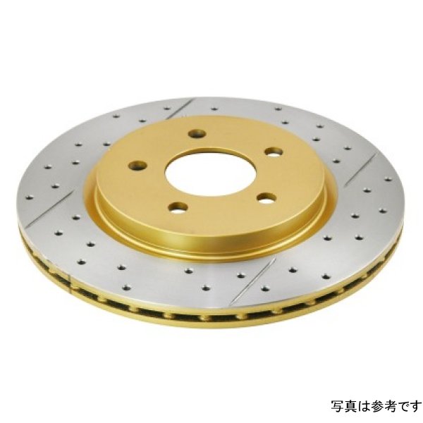 05-14 Ford Mustang GT Rear Drilled & Slotted Street Series Rotor