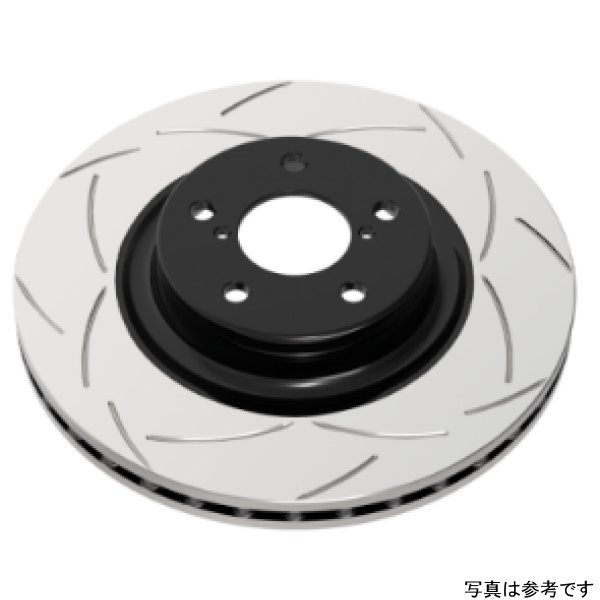 08-15 Mitsubishi EVO X Street T2 Slotted Rear Brake Rotor