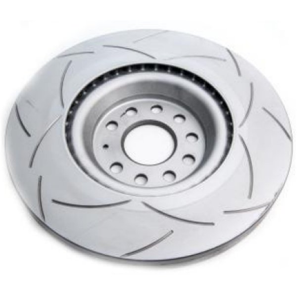 15-19 Volkswagen Golf R Front T2 Slotted Street Series Rotor