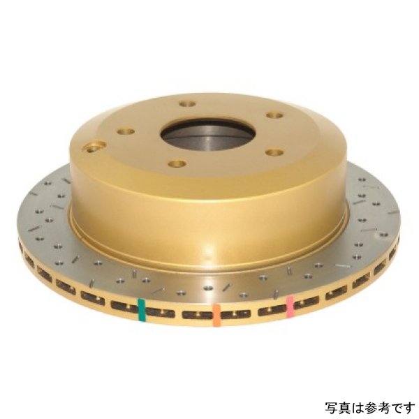 05 Pontiac GTO Rear Slotted & Drilled 4000 Series Rotor