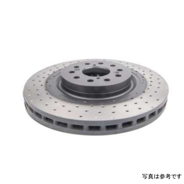 17-20 Honda Civic Type R Hatch Front 4000 Series Cross Drilled Rotor