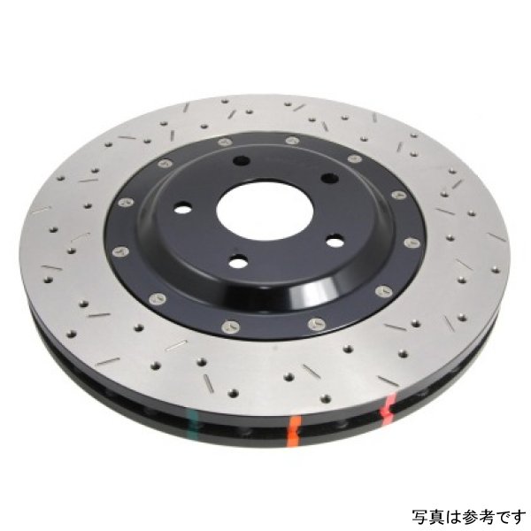 13-14 Ford Mustang GT500 w/ Brembo Front Drilled/Slotted 5000 Series 2 Piece Rotor w/ Black Hat