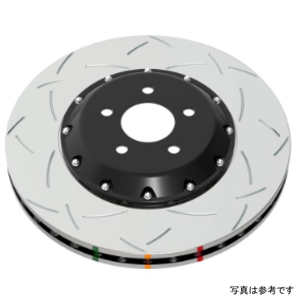 08-15 Mitsubishi Lancer Evo X T3 5000 Series Front Slotted Rotor w/NAS Nuts