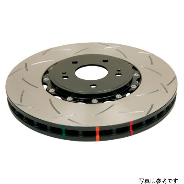 05-12 Corvette C6 w/Z06 pkg Front Slotted 5000 Series 2 Piece Rotor Assembled w/ Black Hat