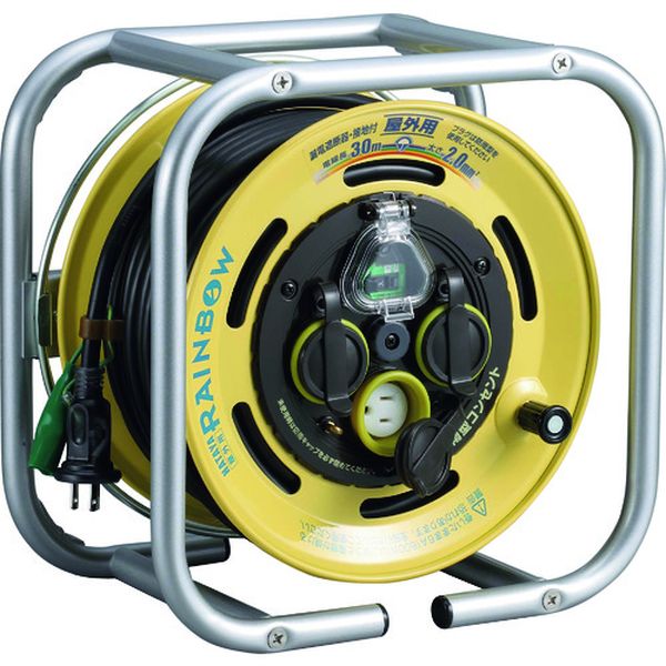 段積みリールケーブルタイプ 漏電遮断器付 接地付