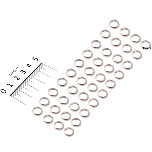 ステンレスニップルワッシャー 40PCS 6.1X9.0 T:1.0