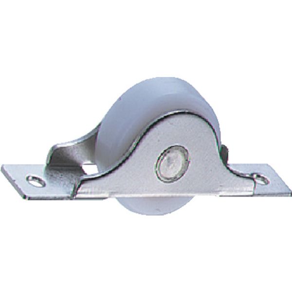 DES0242 849-6054  ジュラコン(R)戸車ステンレス枠ベアリング入 24mm 平