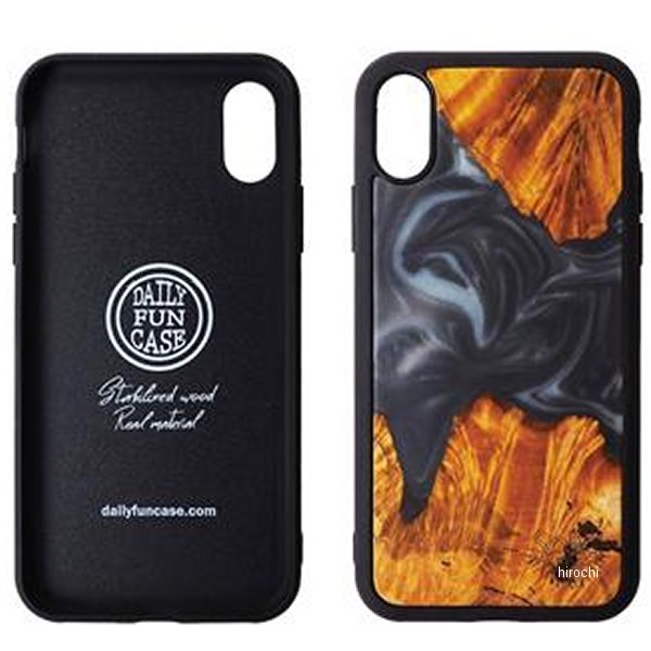 Stabilized wood ケース iPhoneXXS 黒