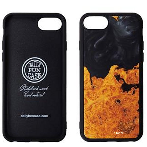 Stabilized wood ケース iPhone7、iPhone8 黒
