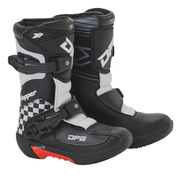 ホッパー ブーツ 黒/白 19.0cm