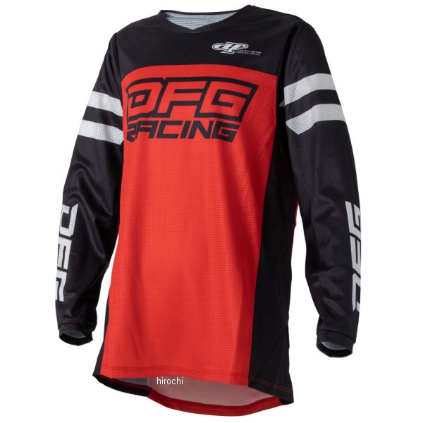 ソリッド ジャージ ユース 黒/赤 YXSサイズ