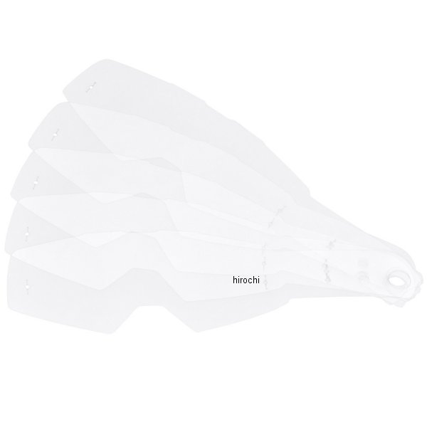 ロールオフティアオフ スピードゴーグル用 20枚入り