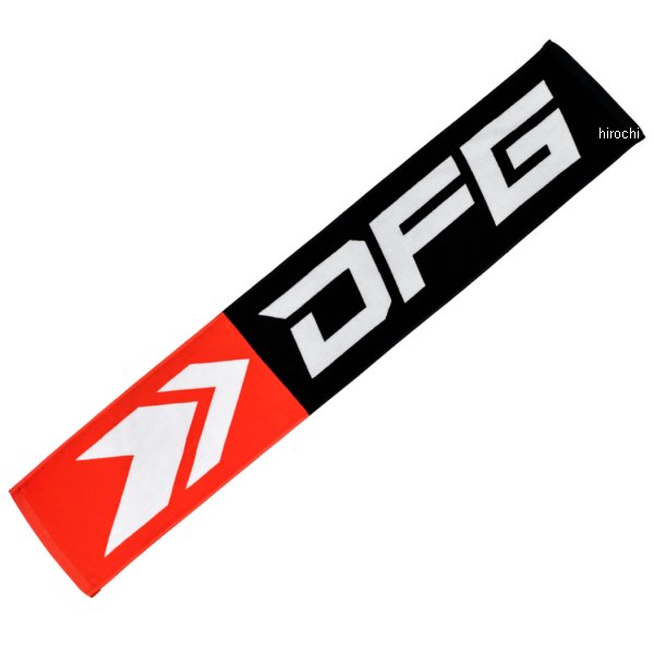 マフラータオル 赤/黒