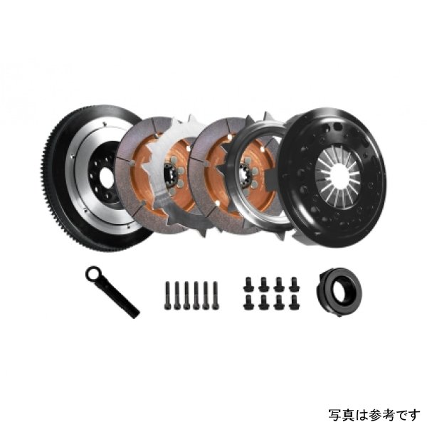 BMW E34/E36/E39/E46/Z3 (6 Cyl) Ceramic Twin Disc MR Clutch w/Flywheel (650 ft/lbs Torque)